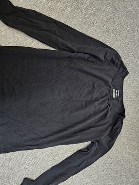 Carter's Black Long-Sleeve Crew Shirt